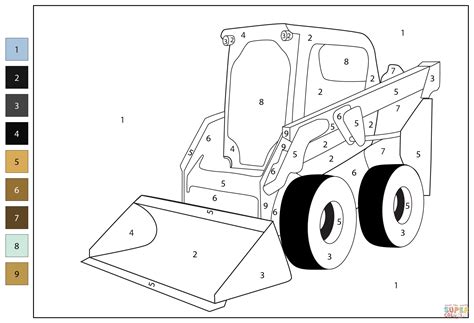 skid steer color chart